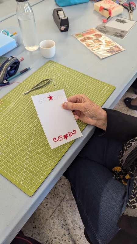 atelier cartes brodees